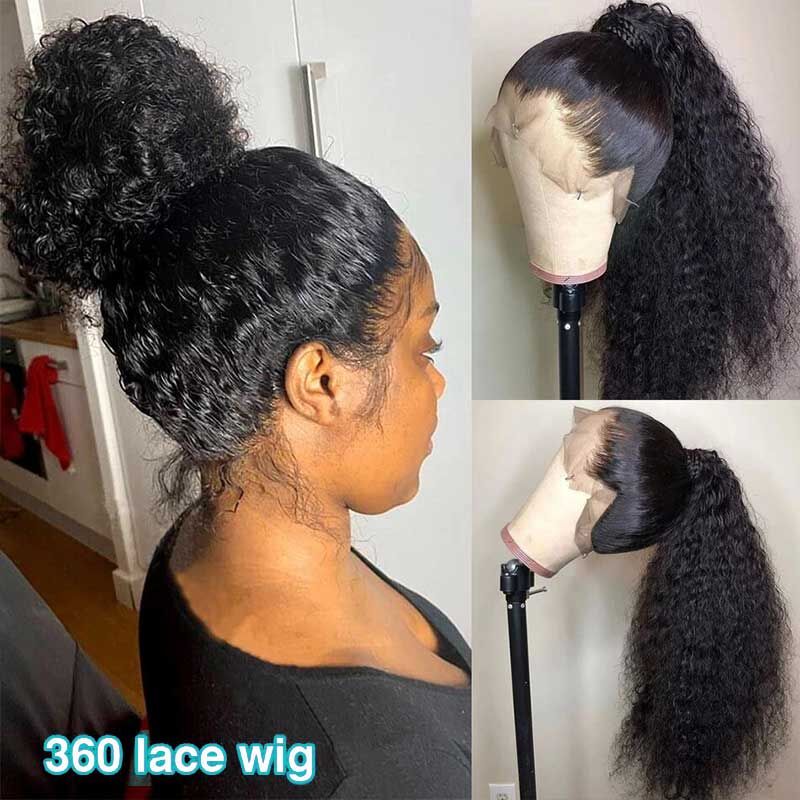 BOGO Deep Wave Invisi Strap Snug Fit 360 Transparent Lace Pre Cut Lace Frontal Bleached Knots Wig
