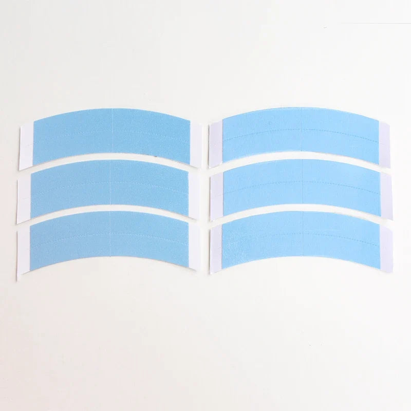 500 Points | 20 Pcs Ashimary Toupee Tape Strips Blue Double Sided Waterproof