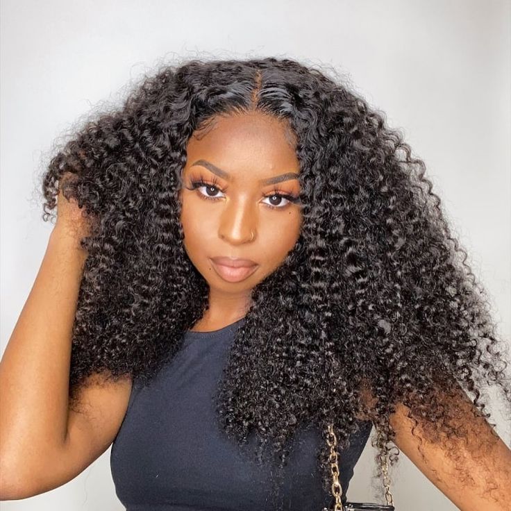 10A Short Kinky Curly Hd Transparent Lace Frontal Bob Wigs