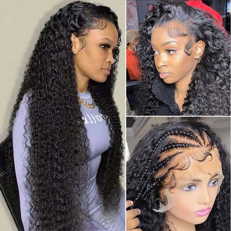Trending Curly 13*6 Transparent hd Lace Front Wig Ashimary One Donor Human Hair