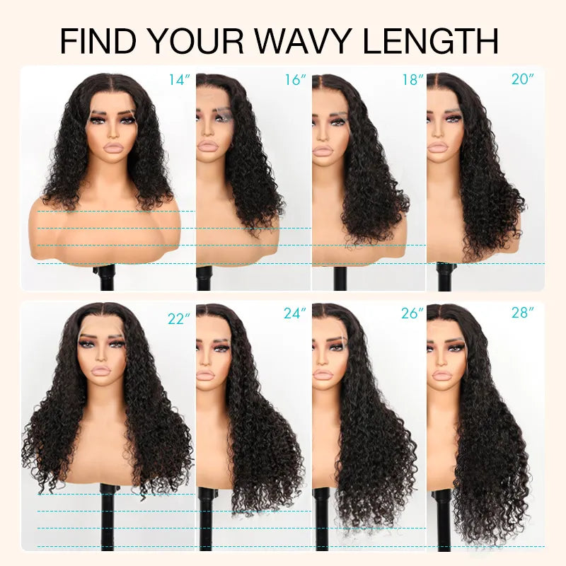 Water Wave Invisi Strap 360 Skin Lace Frontal Ombre Honey Blonde Wig With Chocolate Dark Roots Pre Everything Glueless Wig