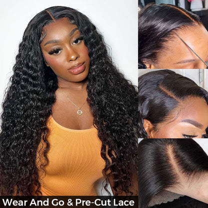 Flash Sale Ashimary Wear Go Glueless Wig Pre-Cut Lace With Bleached Knots Human Hair Beginner Friendly