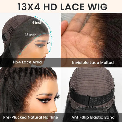 Ombre Honey Blonde Water Wave Lace Wig With Chocolate Dark Roots Pre Everything Glueless Wig