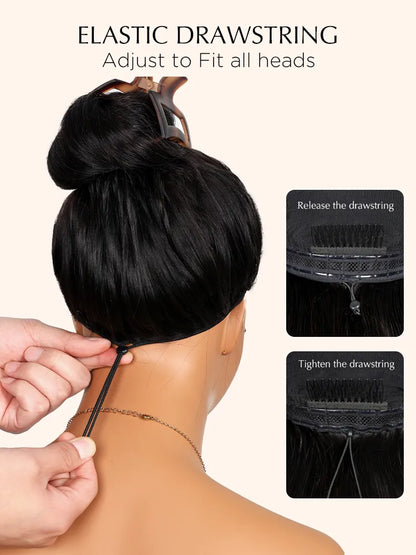 70% OFF| Highlight Nature Wave Bob 7x5 Lace Pull Go Wig C Side Part Pre-Styled Short Length Human Hair