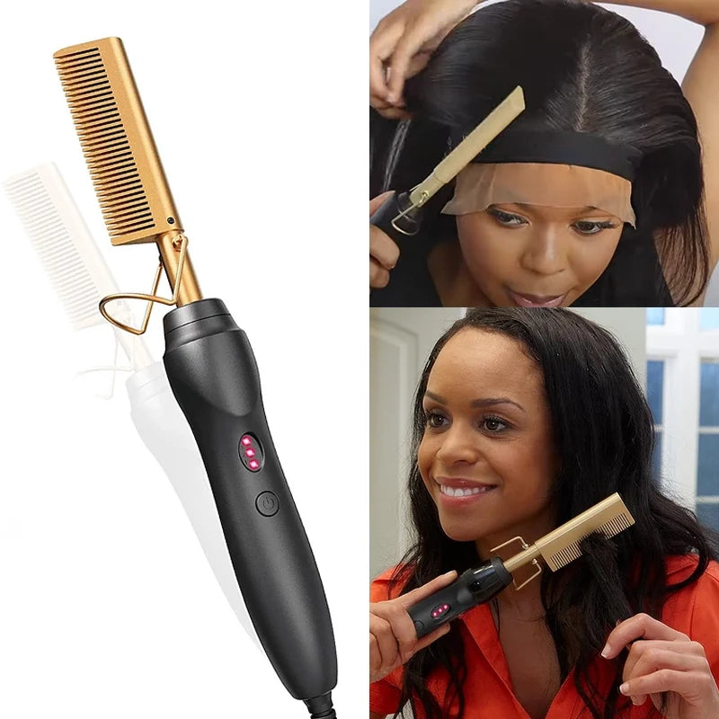 1800 Points | Ashimary 3 In 1 Hot Comb Electric for Wigs