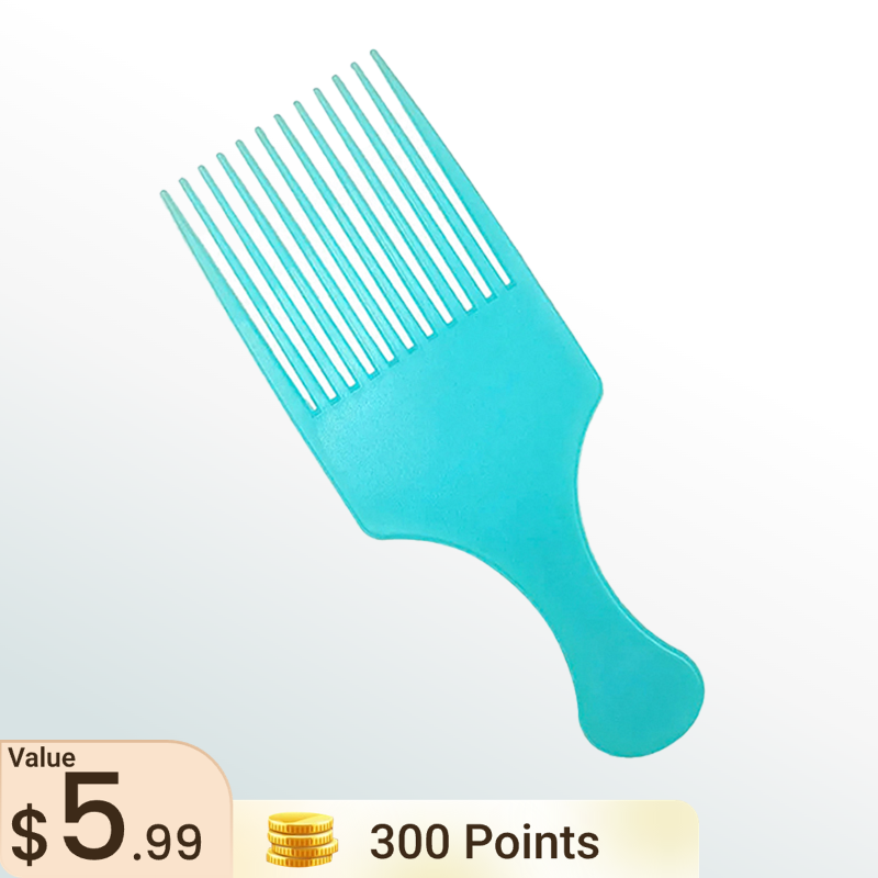 300 Points | Afro Comb Smooth Hair Pick Comb Lift Detangle Hair Comb For Fluffing
