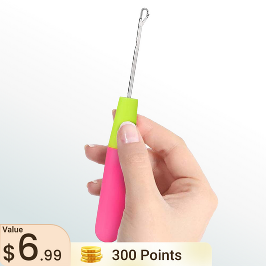 300 Points | Essential Crochet Braid Tool Easy Install Crochet Hook