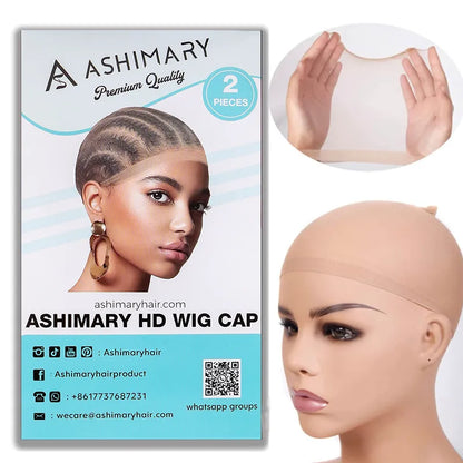 Ashimary HD Wig Cap 5 Packs ( 10 Pieces)