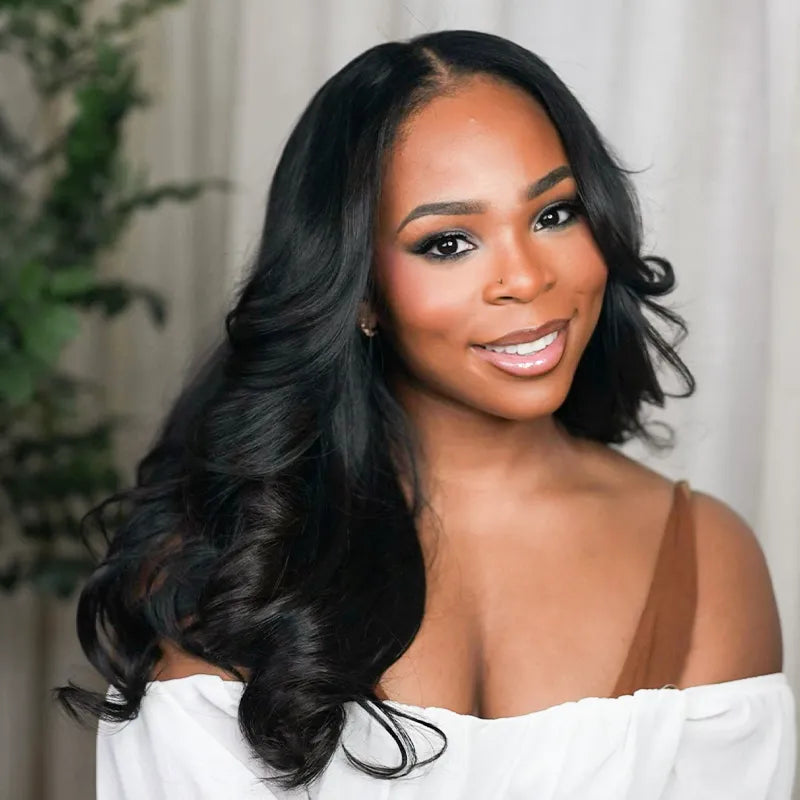 Double Drawn Body Wave Front Wig 15A Transparent HD 13*4 Lace Wig