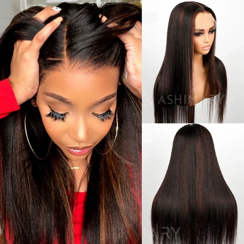 Highlight Straight Hair Parting Max Full Lace Frontal with Invisi Strap Pre Bleached & Plucked Wig