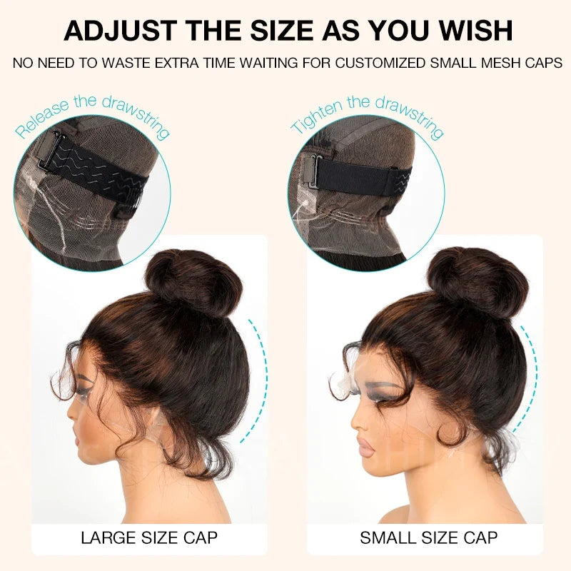 Highlight Straight Hair Parting Max Full Lace Frontal with Invisi Strap Pre Bleached & Plucked Wig