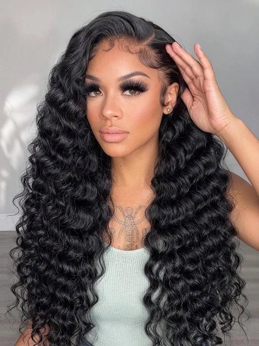 Bohemian Loose Wavy 7x5 Melted Lace Wig C-Side-Part Pre Cut Lace Glueless Ready To Go Human Hair