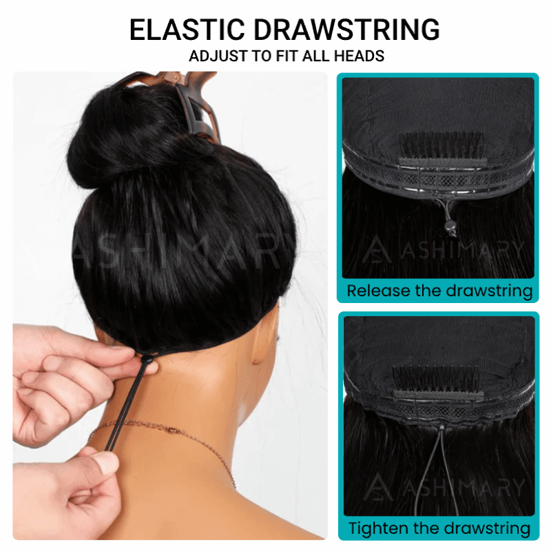 BOGO Yaki Straight Glueless Bob Wig Pull Go Pre Cut Lace Human Hair Wig