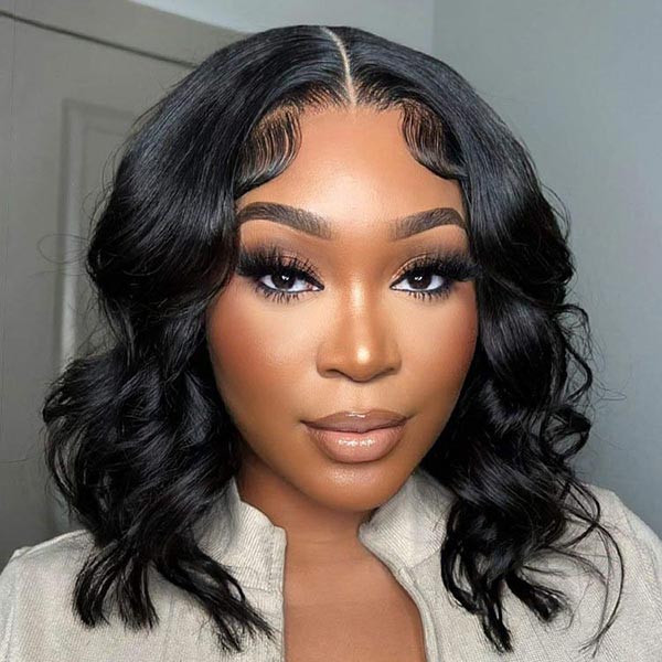 Flash Sale Ashimary 0 Skill Needed V Part Glueless Wig Short Bob Human Hair