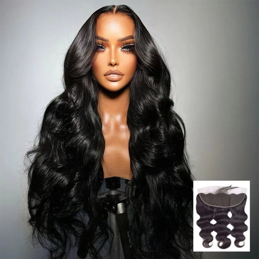 Body Wave Hair HD Transparent Lace Frontal Closure 13x4 Inchs Hair 100% Human Hair