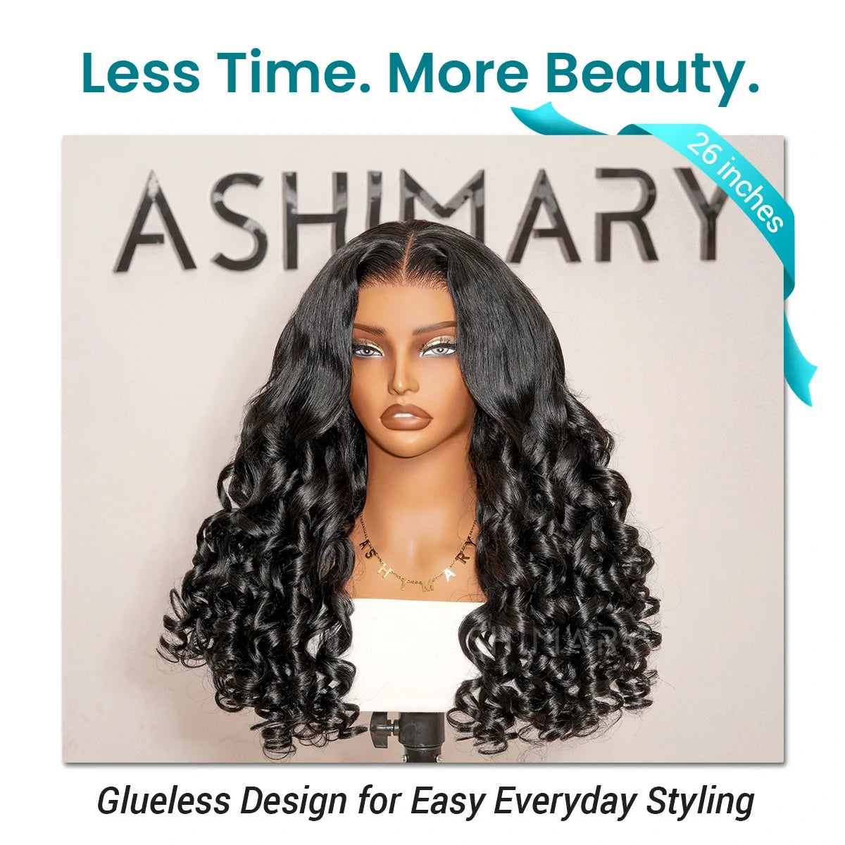Bombshell Blowout 6x4.5 Pre-Cut Glueless Lace Wig Face-Framing Human Hair Wigs