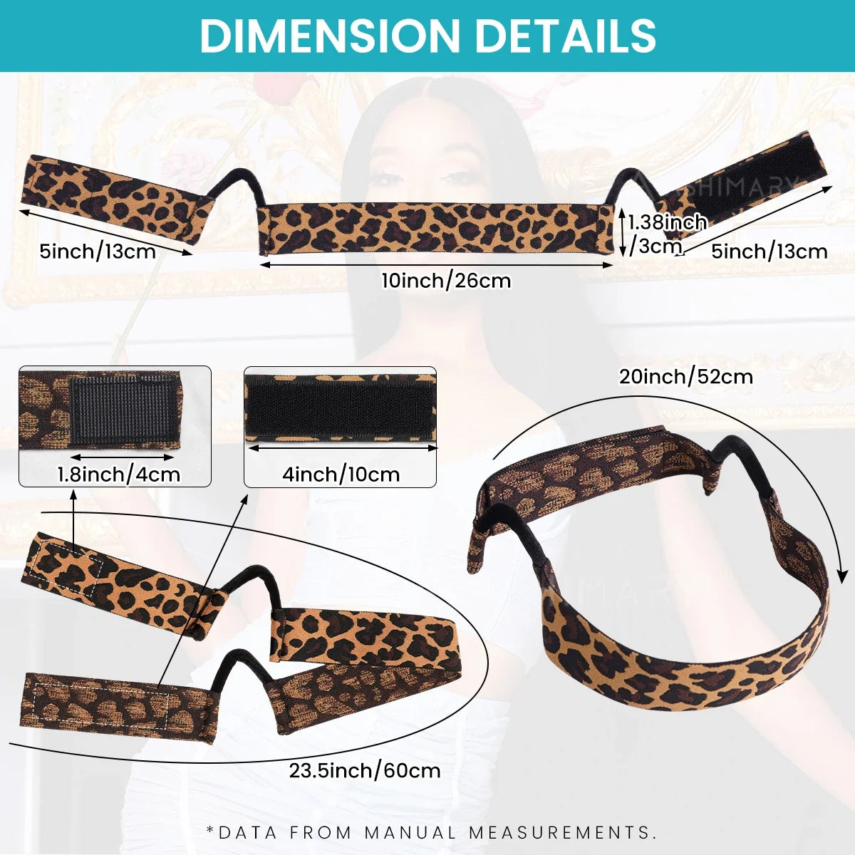 Ashimary Lace Melt Wig Band With V Shaped Ear Hanger Earless Headband