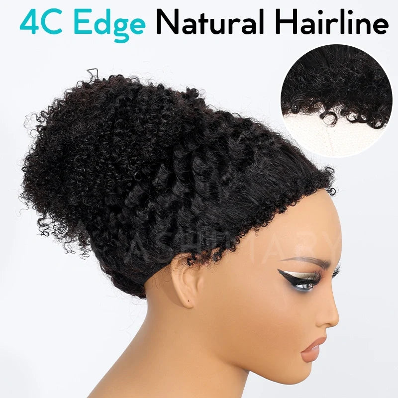Wear Go Water Wave Half Wig With Drawstring 3 in 1 Glueless Flexible Fit Human Hair Wig