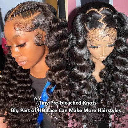 Loose Wave 13x4 13x6 Lace Frontal Wig 14A Brazilian Virgin Human Hair