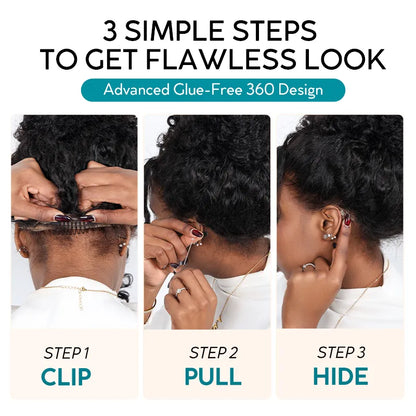 Two Strands Twists 360 Lace Frontal with Invisi Strap Pre-Braid Glueless Human Hair Wigs