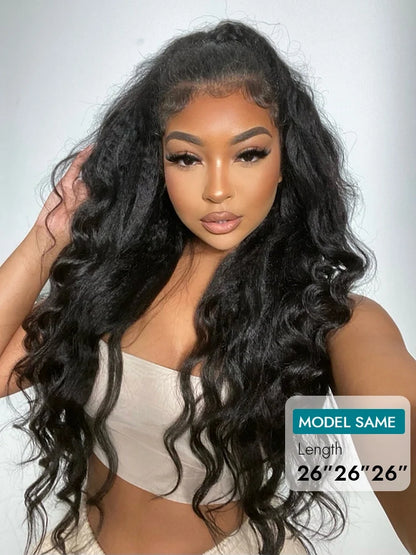 Kinky Straight Hair Weft 3pcs 100% Virgin Human Hair Bundles