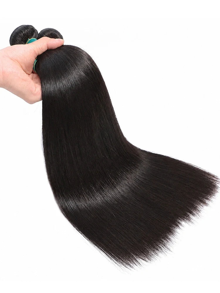 Straight Hair Weave 3pcs Brazilian 100% Virgin Human Hair Bundles
