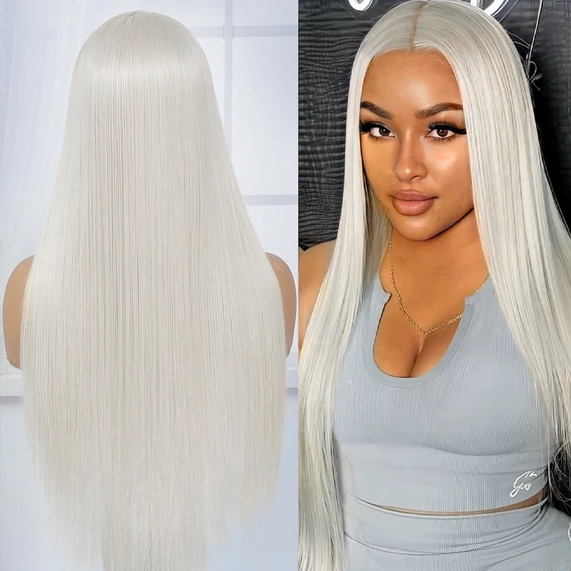 White HD Transparent 13*4 Full Lace Front Wigs Ashimary Human Hair