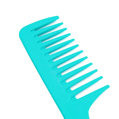 Ashimary Wide Tooth Hair Comb For Fluffing Brush Detangling Hair With Hook